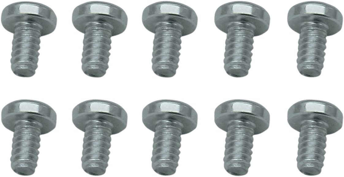 S&S CYCLE 2401-0923 Throttle Plate Screws - 10-Pack