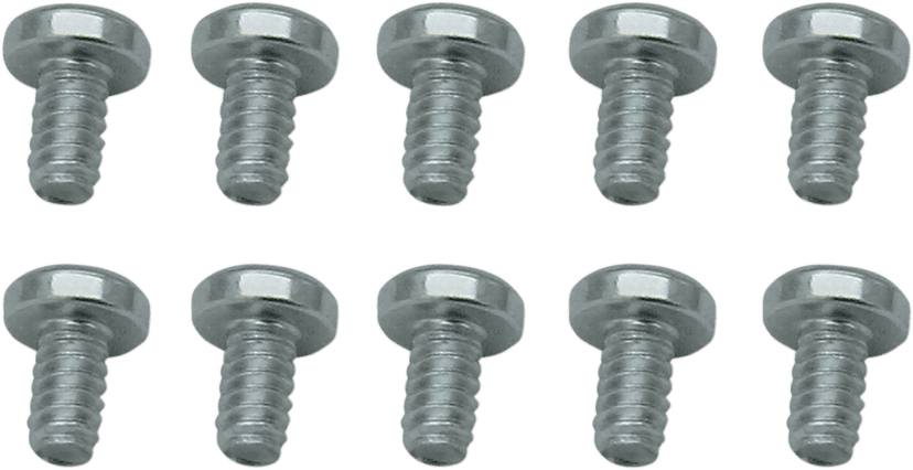 S&S CYCLE 2401-0923 Throttle Plate Screws - 10-Pack