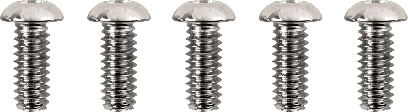 DRAG SPECIALTIES 2401-0991 Bolt Kit - Clutch Cover - Smooth/Button-Head/Torx - Chrome - M8