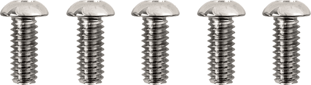 DRAG SPECIALTIES 2401-0991 Bolt Kit - Clutch Cover - Smooth/Button-Head/Torx - Chrome - M8 — image 1 of 2