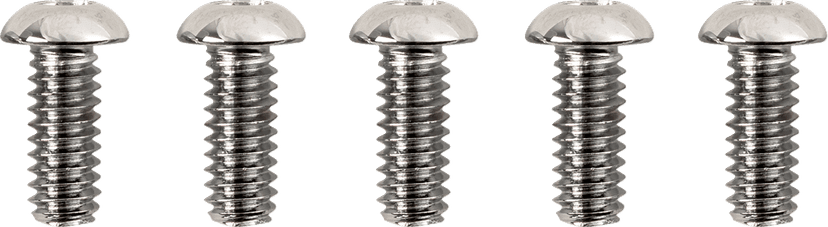 DRAG SPECIALTIES 2401-0991 Bolt Kit - Clutch Cover - Smooth/Button-Head/Torx - Chrome - M8 — image 1 of 2