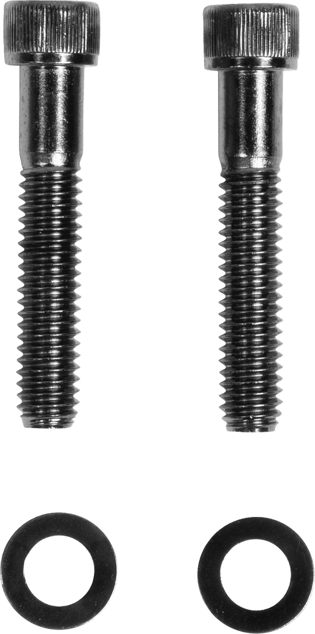 DRAG SPECIALTIES 2401-1028 Bolt Kit - Starter - Knurled/Socket-Head - Black/Chrome - M8