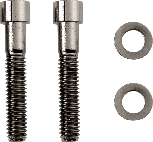 DRAG SPECIALTIES 2401-1029 Bolt Kit - Starter - Smooth/Socket-Head - Black/Chrome - M8