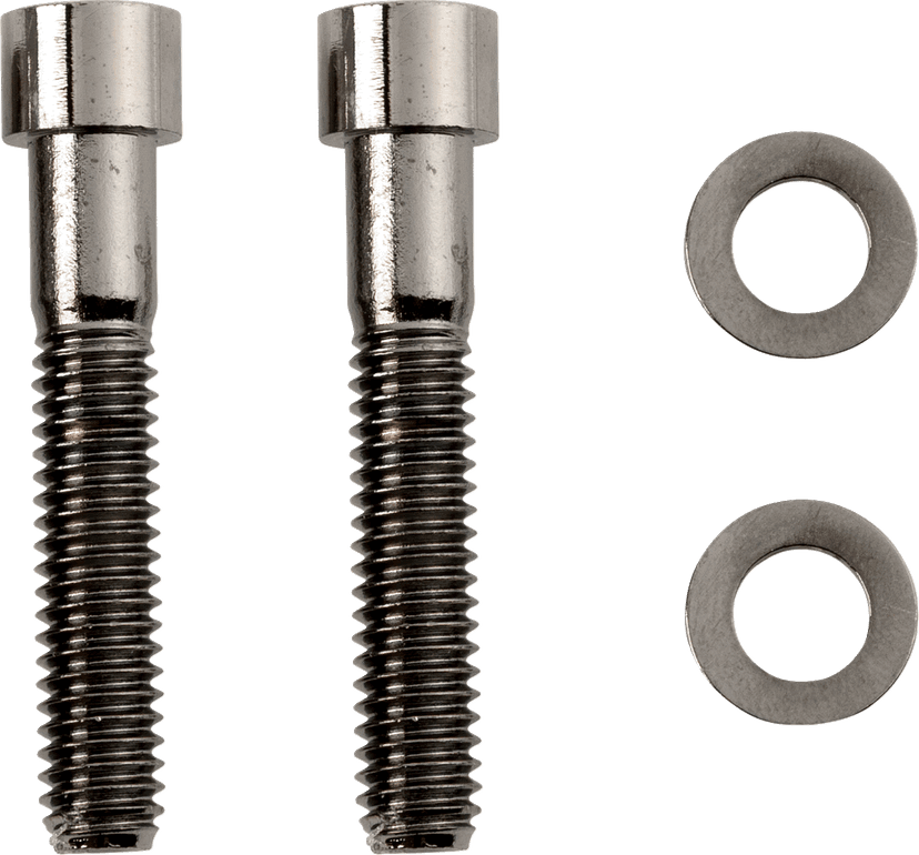 DRAG SPECIALTIES 2401-1029 Bolt Kit - Starter - Smooth/Socket-Head - Black/Chrome - M8