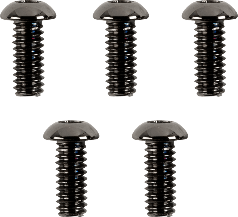 DRAG SPECIALTIES 2401-1042 Bolt Kit - Clutch Cover - Smooth/Button-Head/Torx - Black/Chrome - M8