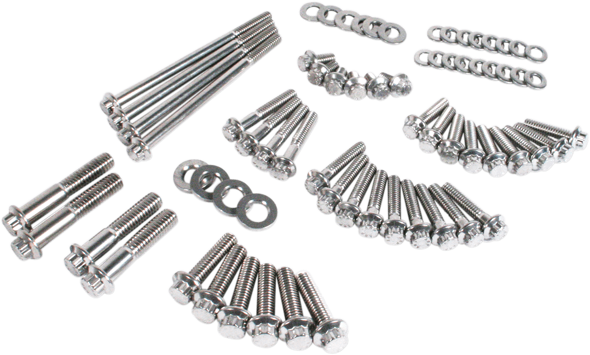 FEULING OIL PUMP CORP. 2401-1093 Fastener Kit - External Primary/Transmission - 12-Point/Dress-Up - FX