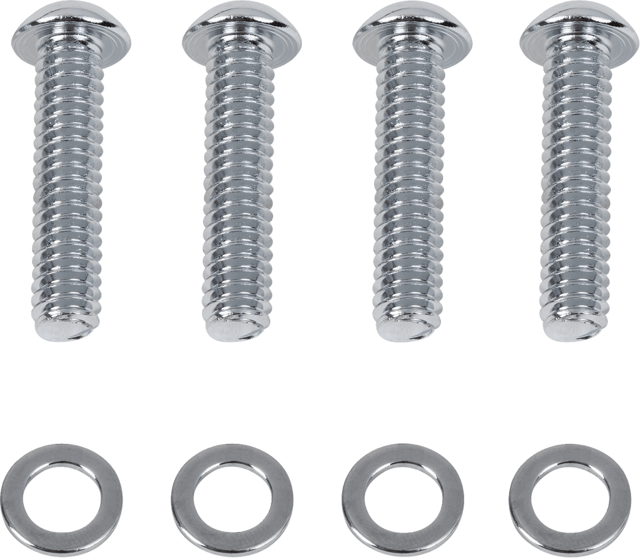 DRAG SPECIALTIES 2401-1563 Screw Kit - Hand Control - Chrome