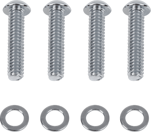 DRAG SPECIALTIES 2401-1563 Screw Kit - Hand Control - Chrome