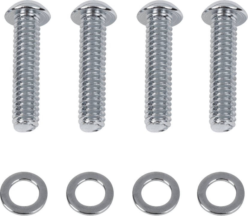 DRAG SPECIALTIES 2401-1563 Screw Kit - Hand Control - Chrome