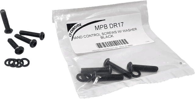 DRAG SPECIALTIES 2401-1564 Screw Kit - Hand Control - Black — image 2 of 2