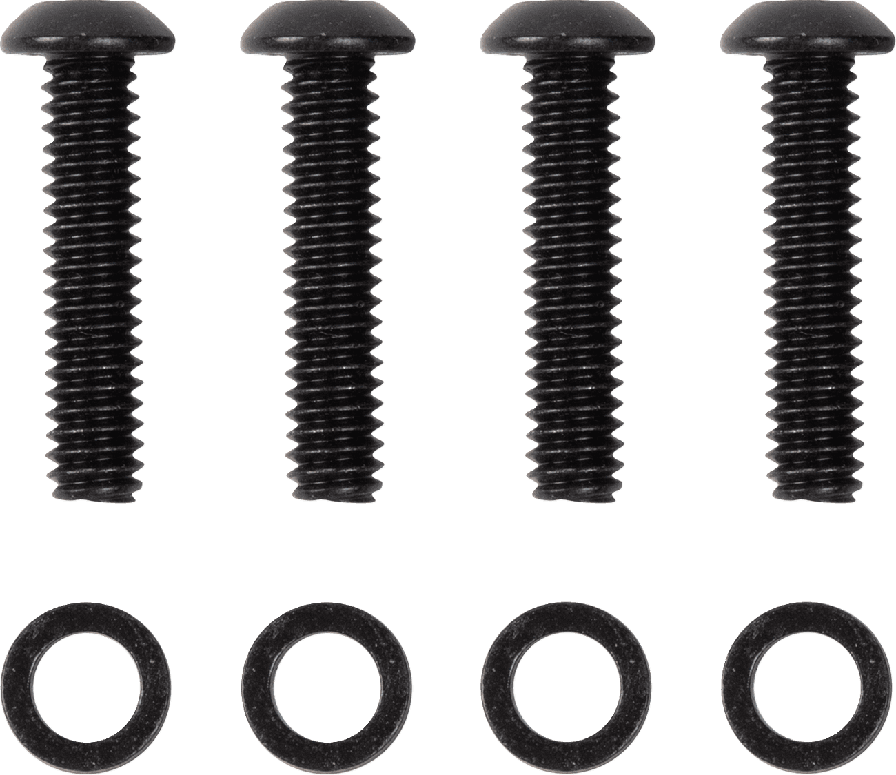 DRAG SPECIALTIES 2401-1564 Screw Kit - Hand Control - Black