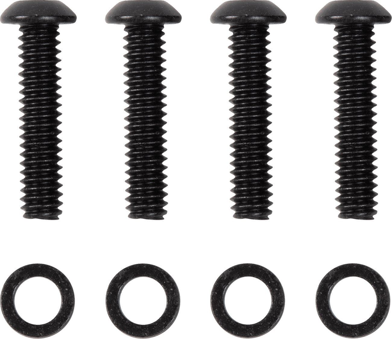 DRAG SPECIALTIES 2401-1564 Screw Kit - Hand Control - Black