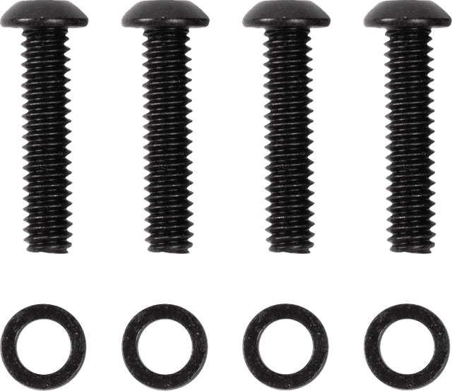 DRAG SPECIALTIES 2401-1564 Screw Kit - Hand Control - Black — image 1 of 2