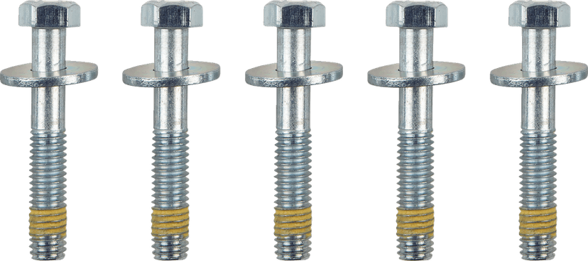 DRAG SPECIALTIES 2401-1587 Hardware Kit - Pulley - with Washer - Hex - 7/16"-14 - 2-5/8"