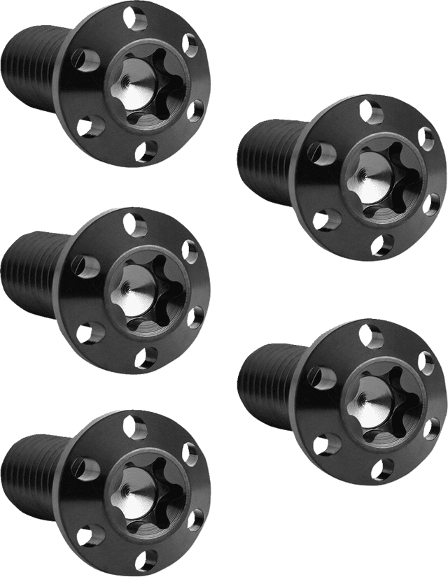 ARLEN NESS 2401-1702 Bolt Kit - Holeshot/Brake Rotor/Rear - Hub Mount - Black - 3/8-16 x 1" - 5 Pack