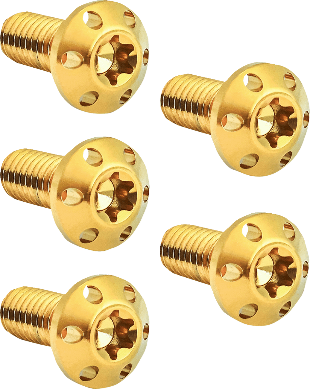 ARLEN NESS 2401-1703 Bolt Kit - Holeshot/Brake Rotor/Rear - Hub Mount - Gold - 3/8-16 x 1" - 5 Pack
