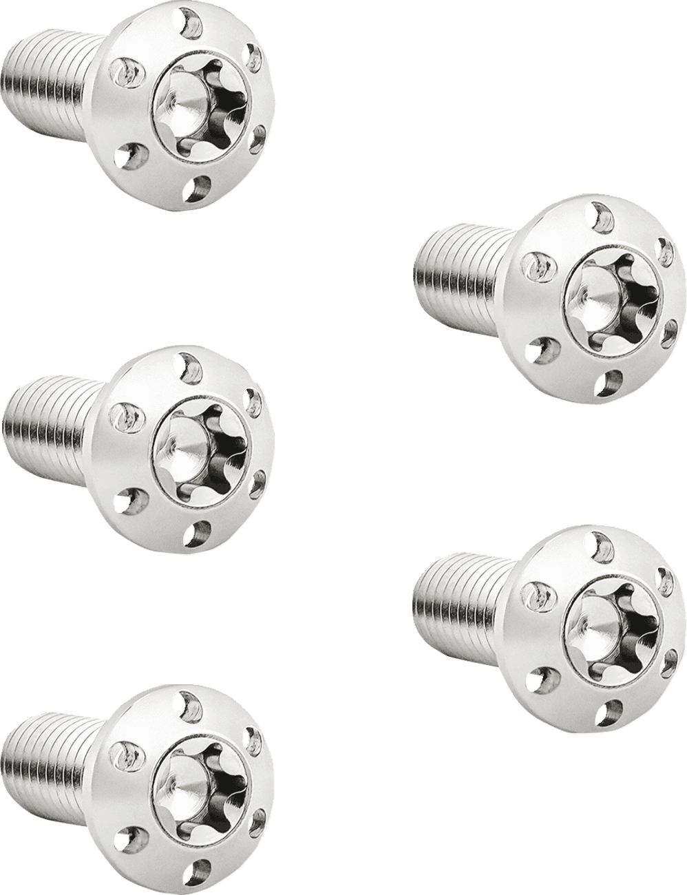 ARLEN NESS 2401-1704 Bolt Kit - Holeshot/Brake Rotor/Front - Hub Mount - Polished 5/16-18 x 7/8" - 5 Pack