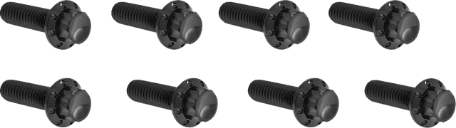 ARLEN NESS 2401-1738 Bolt Kit - Lifter Block - 12-Point - Titanium - Black