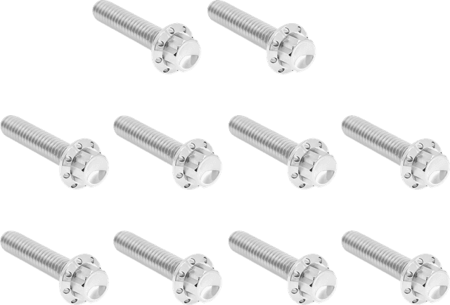ARLEN NESS 2401-1764 Bolt Kit - Cam Cover/Point Cover - Titanium - 12-Point - Polished
