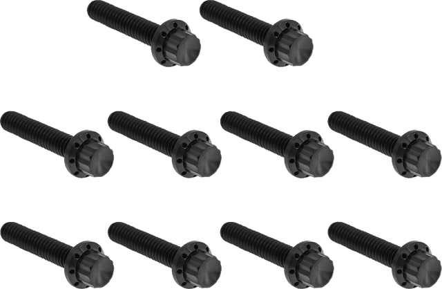ARLEN NESS 2401-1765 Bolt Kit - Cam Cover/Point Cover - Titanium - 12-Point - Black