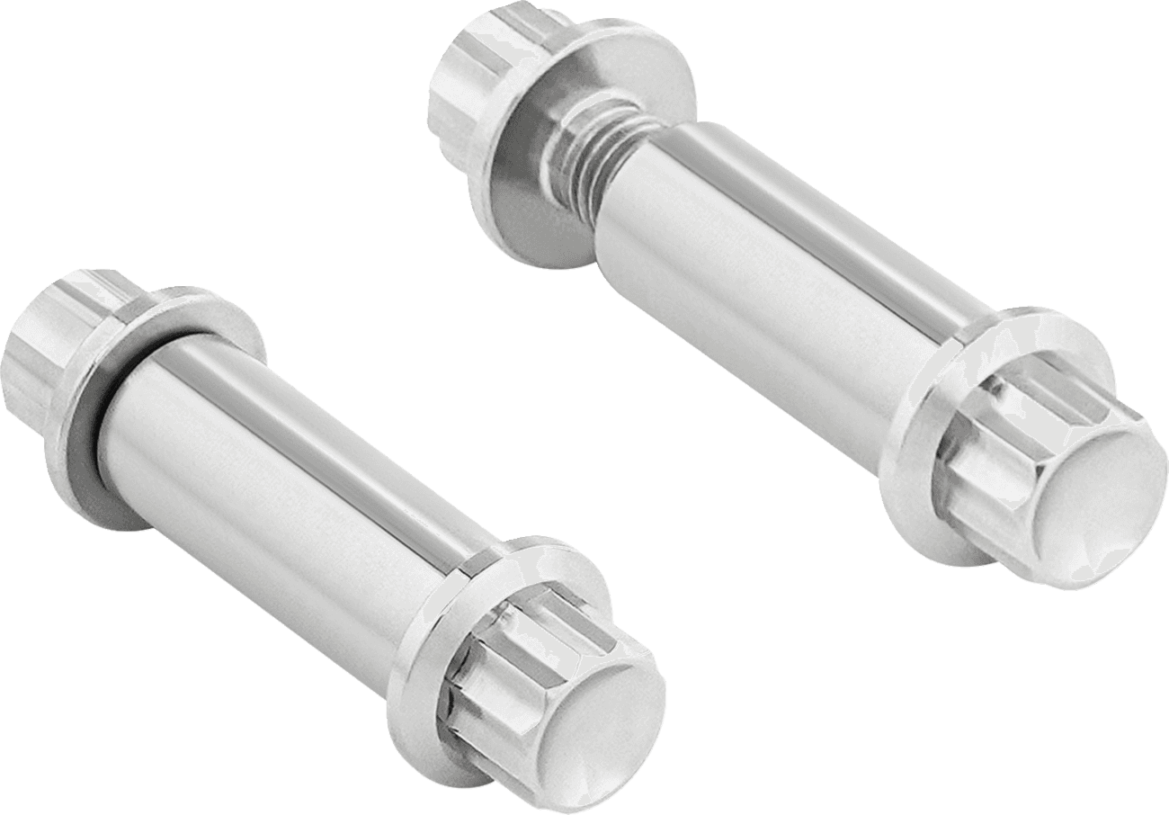 ARLEN NESS 2401-1775 Bolt Kit - Footpeg - 12-Point - Titanium - Polish