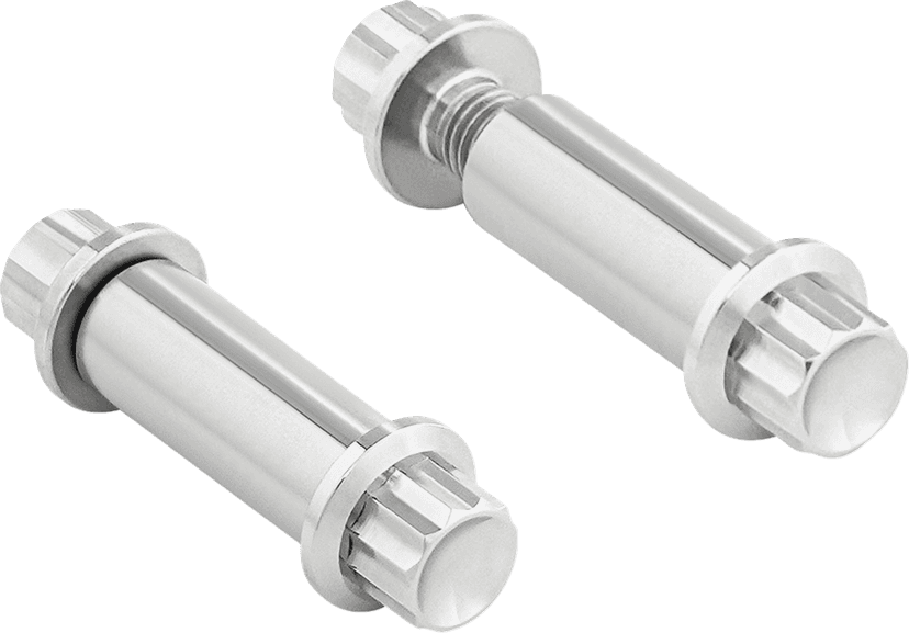 ARLEN NESS 2401-1775 Bolt Kit - Footpeg - 12-Point - Titanium - Polish