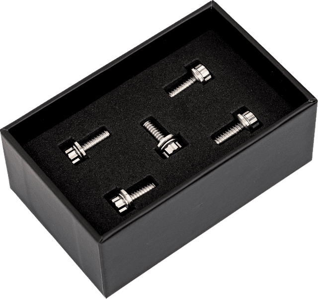 TRASK 2401-1796 Bitchin' Bolts Hardware Kit - Titanium - M8 - Derby Cover — image 2 of 5