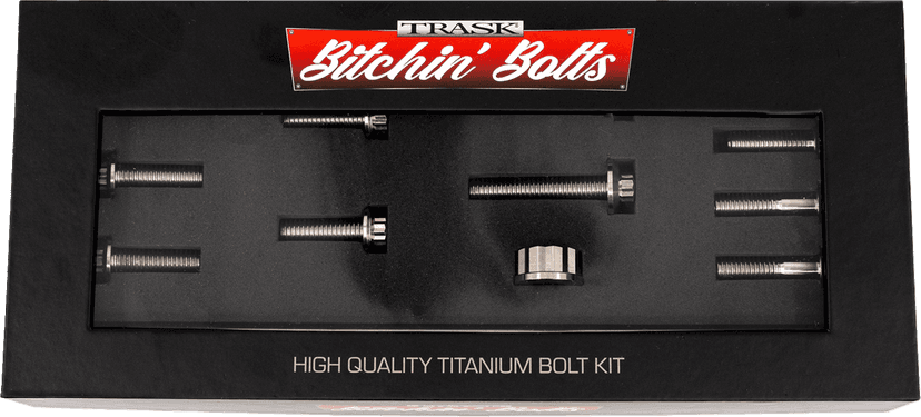 TRASK 2401-1801 Bitchin' Bolts Hardware Kit - Titanium - M8 - Motor Mount — image 2 of 5