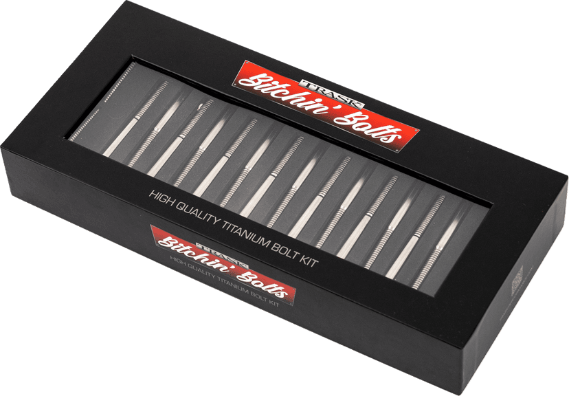 TRASK 2401-1804 Bitchin' Bolts Hardware Kit - Titanium - M8 - Crankcase — image 1 of 5