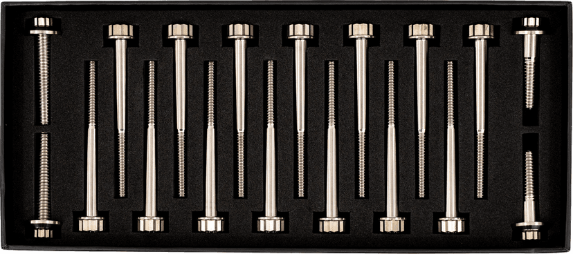 TRASK 2401-1804 Bitchin' Bolts Hardware Kit - Titanium - M8 - Crankcase — image 5 of 5
