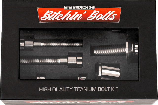 TRASK 2401-1806 Bitchin' Bolts Hardware Kit - Titanium - M8 - Coil and Horn — image 3 of 5