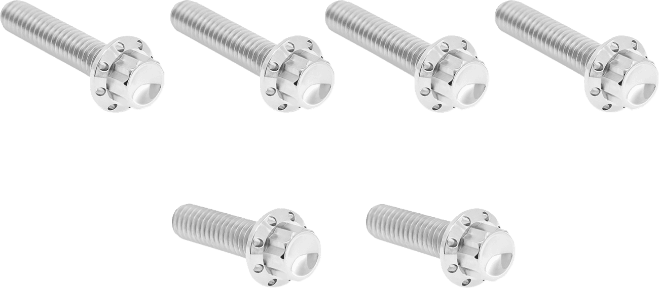 ARLEN NESS 2401-1811 Bolt Kit - Cable Clutch - Titanium - 12-Point - M8/Twin Cam - Polished