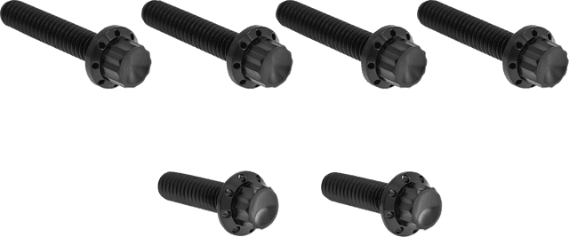 ARLEN NESS 2401-1813 Bolt Kit - Cable Clutch - Titanium - 12-Point - M8/Twin Cam - Black