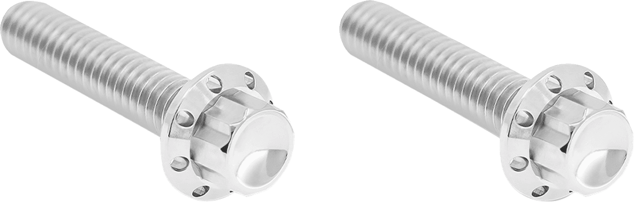 ARLEN NESS 2401-1815 Bolt Kit - Hydraulic Clutch - Titanium - 12-Point - M8/Twin Cam - Polished