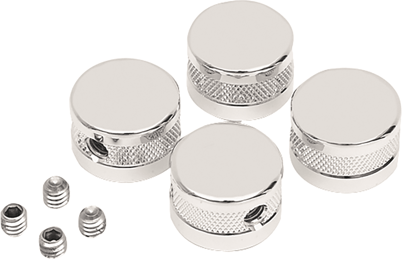DRAG SPECIALTIES 2402-0083 Head Bolt Covers - Chrome - S&S Engines