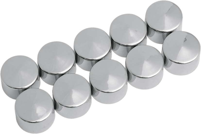 DRAG SPECIALTIES 2402-0115 Bolt Covers - Allen/Socket - 3/8" - Chrome - 10 Pack
