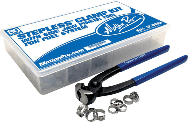 MOTION PRO 2402-0132 Ear Clamps with Pincher Tool - Fuel Line - Stepless - Assortment — image 2 of 2