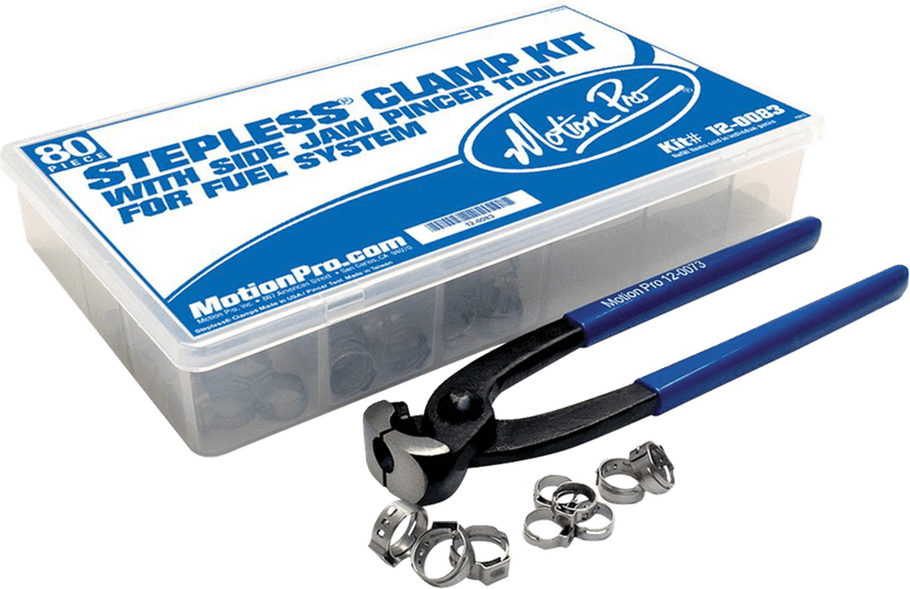 MOTION PRO 2402-0132 Ear Clamps with Pincher Tool - Fuel Line - Stepless - Assortment — image 2 of 2