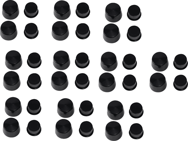 DRAG SPECIALTIES 2402-0162 Cover - Bolt - Deep - Hex - Black — image 1 of 2