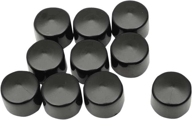 DRAG SPECIALTIES 2402-0162 Cover - Bolt - Deep - Hex - Black — image 2 of 2