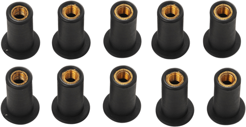 DRAG SPECIALTIES 2404-0545 Nuts - Well - #10-32 - 10-Pack