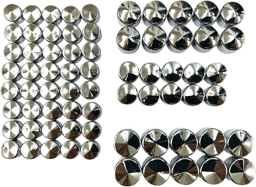DRAG SPECIALTIES 2404-0984 Bolt Cover Kit - Engine - Chrome - M8