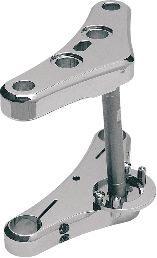 ACCUTRONIX 2406-5415 Triple Tree - 41 mm - Chrome - Raked 5° - Elite Smooth — image 2 of 3