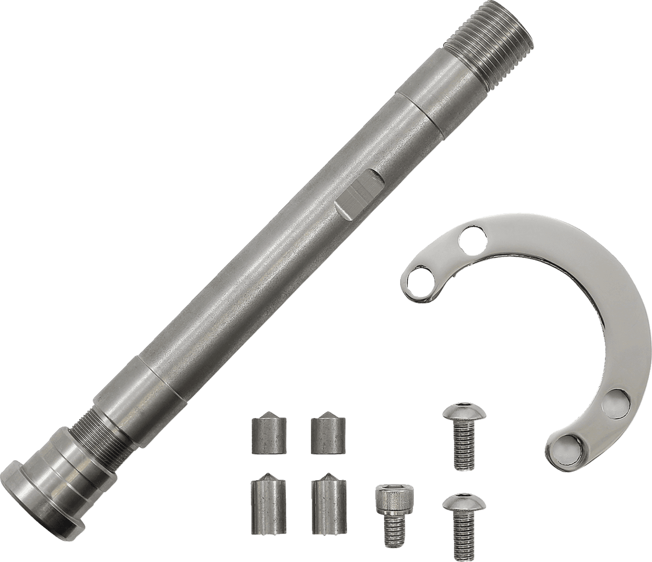 ACCUTRONIX 2406-7417 Triple Tree - 41 mm - Chrome - Raked 7° - Elite Smooth