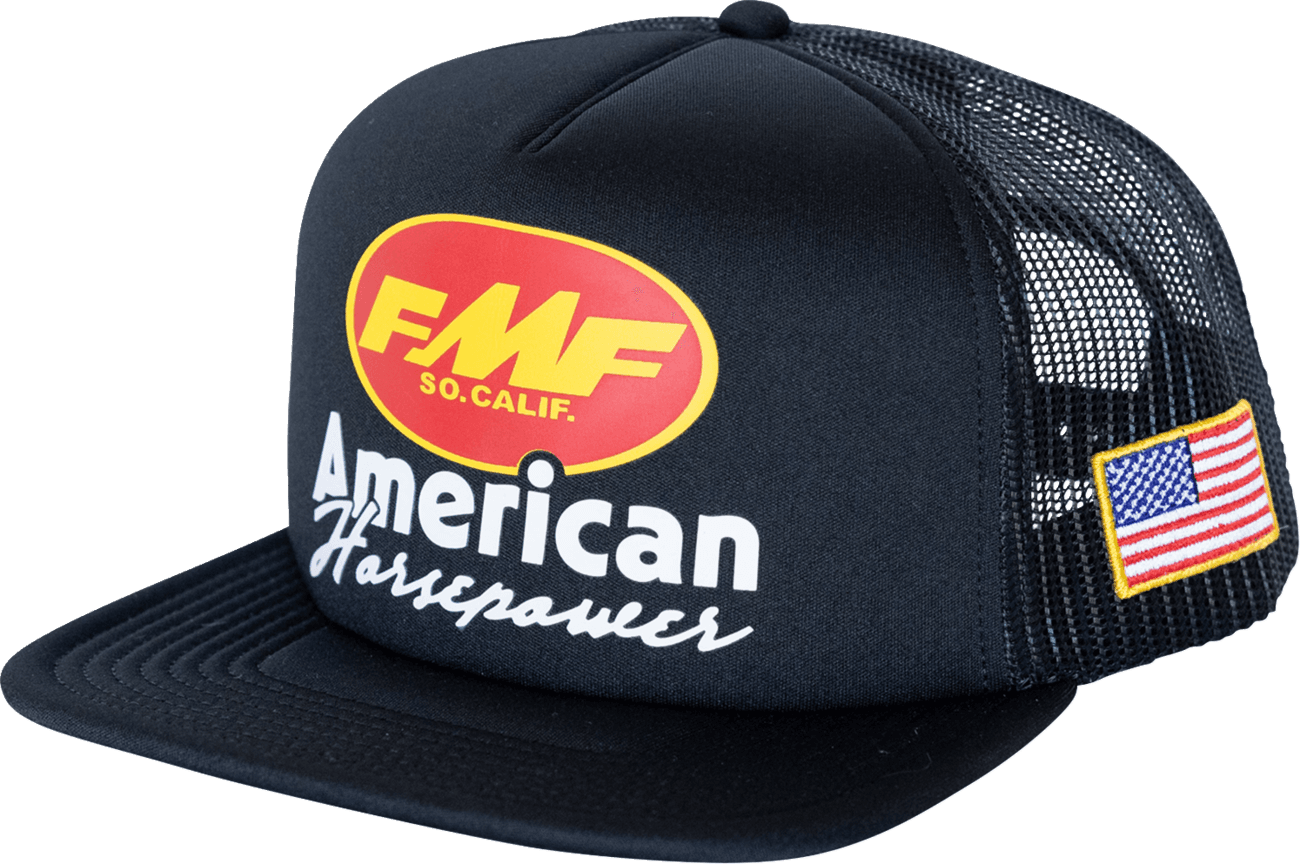 FMF 2501-4554 Pony Power Trucker Hat - Black