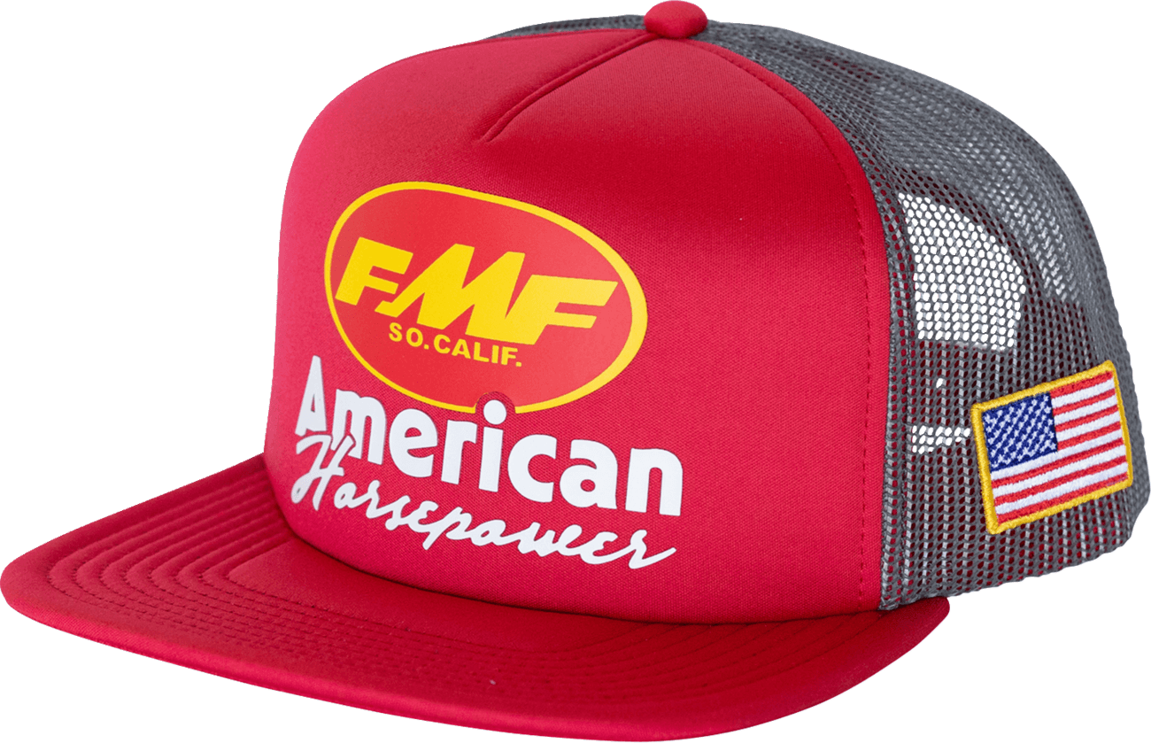 FMF 2501-4555 Pony Power Trucker Hat - Red