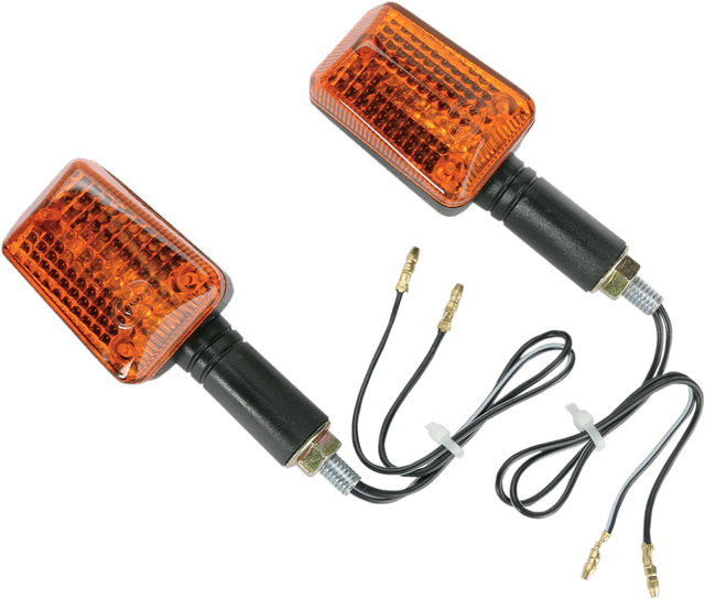 K&S TECHNOLOGIES 25-8128 Marker Light - Ministalk - Black/Amber