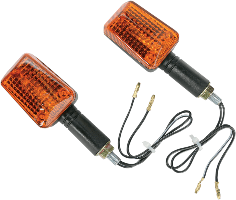 K&S TECHNOLOGIES 25-8128 Marker Light - Ministalk - Black/Amber