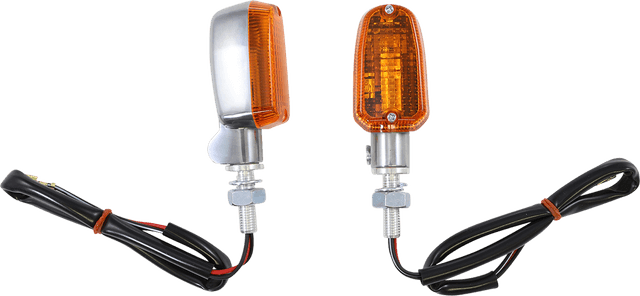 K&S TECHNOLOGIES 25-8301 Marker Light - Dual Filament - Aluminum/Amber