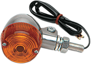 K&S TECHNOLOGIES 25-8320 Marker Light - Single Filament - Aluminum/Amber - Style 1
